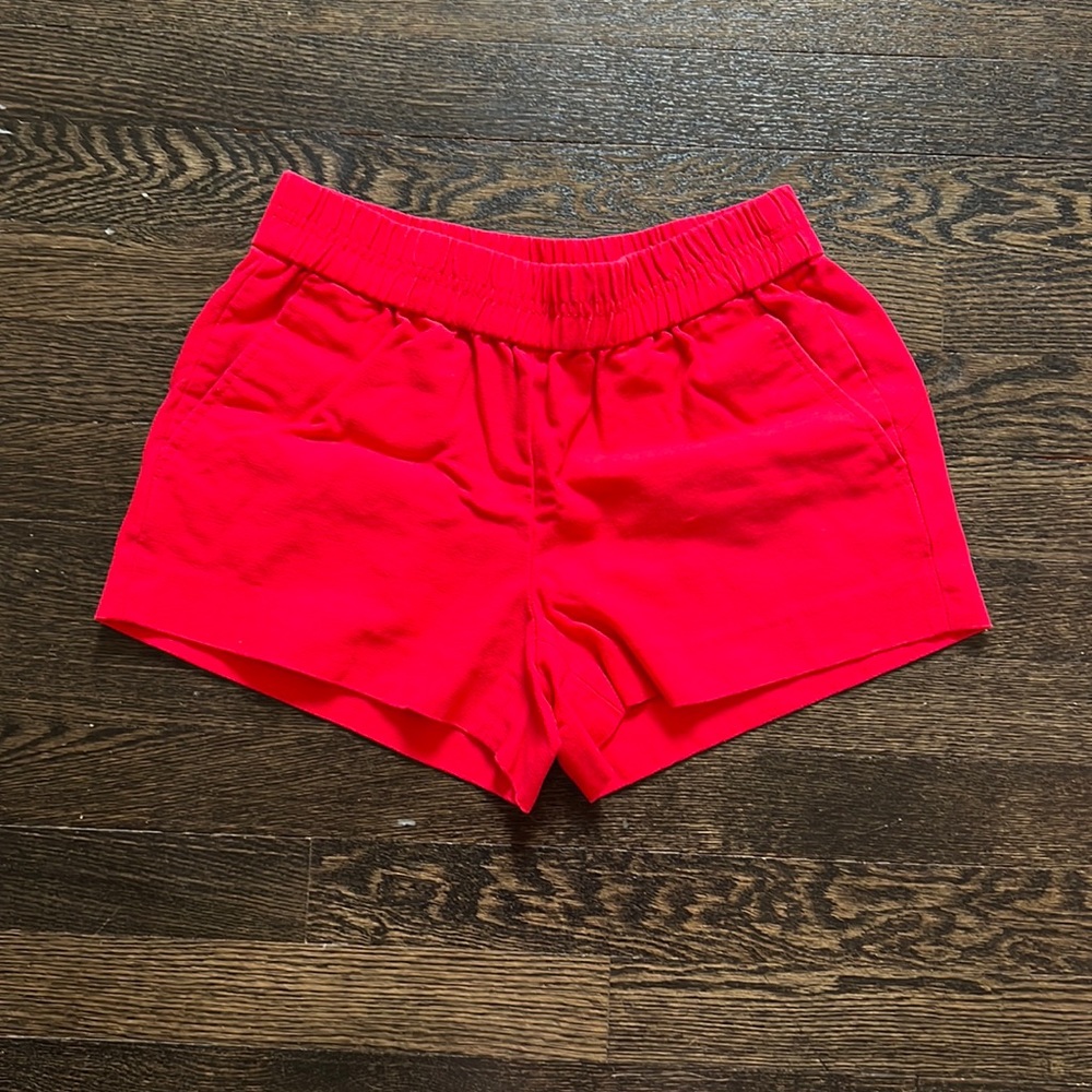 J. Crew Factory Red Pull-On Shorts | 00